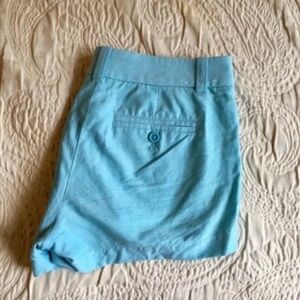 J. Crew Powdered Oxford Shorts Blue